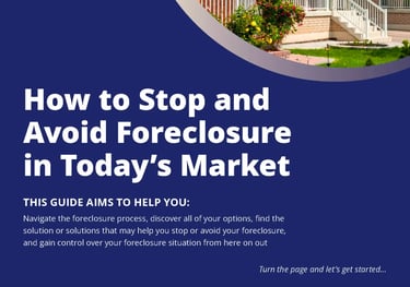 how to stop and avoid foreclosure in today's market guide image