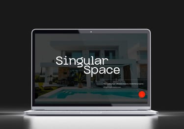 diseño web Singular Space