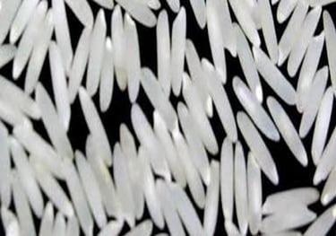 Super kernel basmati white rice, long grain, aromatic and fluffy for perfect meals.