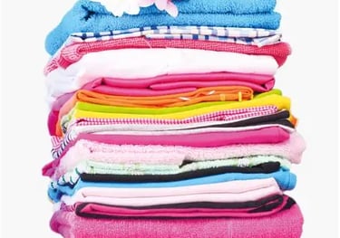 a stack of clothes ready to be repurposed