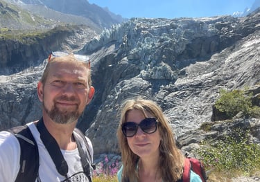 argentier glacier walk, chamonix, France