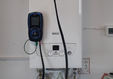 Gas boiler servicing carried out in South Molton