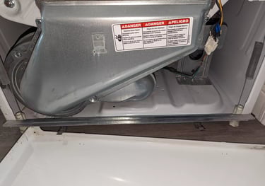 Clean inside the clothes dryer in Southwest Cape Coral