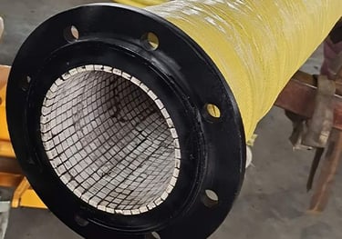Alumina Embedded Ceramic Mine Hose Supplier