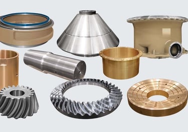 OEM Crusher Wear Parts and Liners - Mantle, Concave, Gear, Shaft, Eccentric Shaft