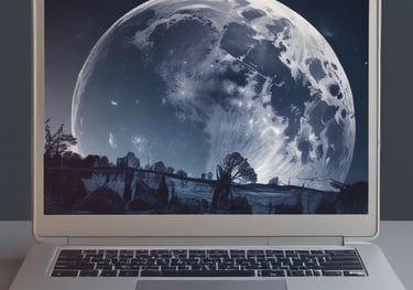 A cozy workspace bathed in pastel pink light with art supplies and a journal.