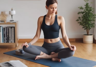 A cozy workspace bathed in pastel pink light with art supplies and a journal.