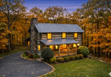 Large family lodge in Gatlinburg featuring a private deck, hot tub, and accommodations for groups.