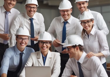A well-maintained residential building exterior under a clear sky.