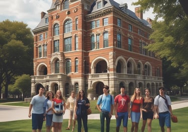 people in front of white concrete building during daytime