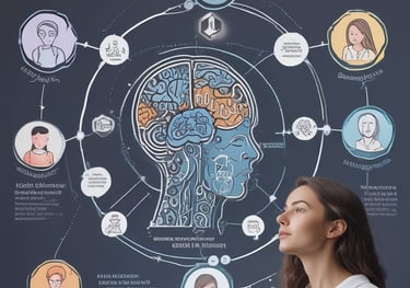 white and black abstract painting