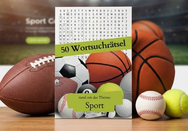 Kreatives Lernbuch für Kinder – Thema Sport