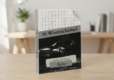 Wortsuchrätsel Lernbuch für Kinder – Fahrzeuge