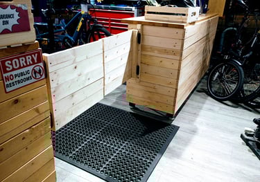 Custom works for a retail store in Vancouver