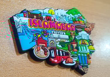 Vibrant UV printing on personalized magnet