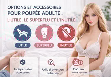 option et accessoire poupée sexuelle adulte taille réelle