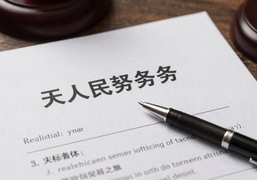 A sharp, clear photo of legal documents and a pen on a desk, representing professional real estate legal advisory services.
