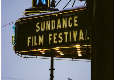 Sundance Film Festival marquee sign — film festival strategy and representation AV Digital C