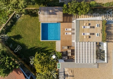 outdoor audio speaker layout