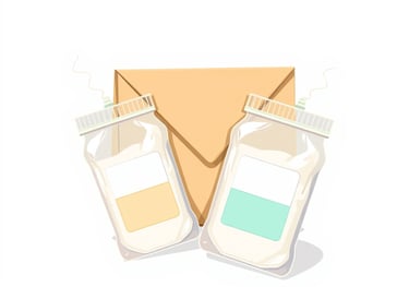 Versandkit zu Muttermilchschmuck oder Muttermilch Bilder
