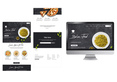 web mockup