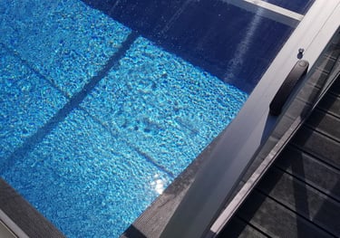 Termo betoninis baseinas su uždengimu
