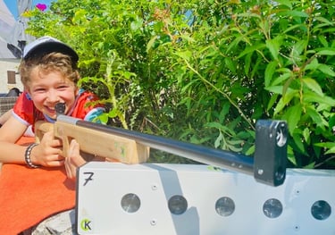 Activités de biathlon pour les enfants dans le Vercors à Autrans-Méaudre en Vercors