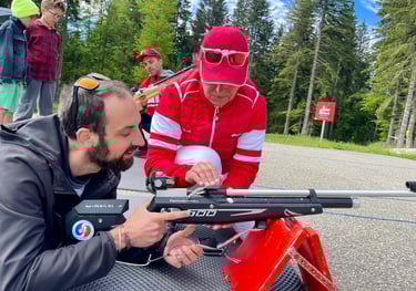 découverte du biathlon adulte activité vacances vercors