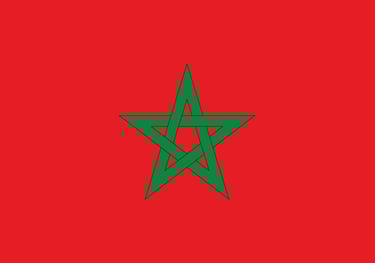 Flagge Marokko