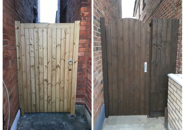 a garden gate fitted in Christchurch