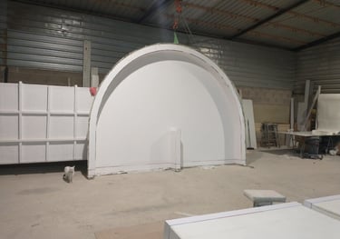 construcción de raceways de microalgas