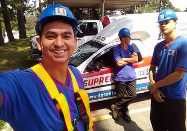 técnicos de desentupimento