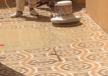 جلي البلاط الشعبي - جلي بلاط الحوش - تلميع بلاط الحوش - تلميع البلاط الشعبي