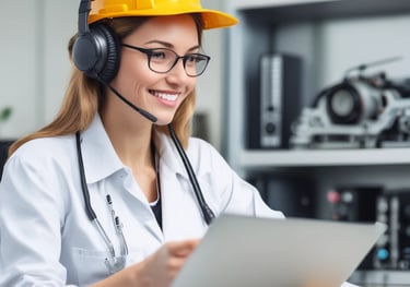 A curved facade covered in white latticework