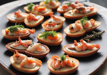 a table topped with boxes of sandwiches and pastries