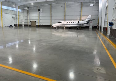 Polished Concrete Flooring Hanger Warehouse Atlanta