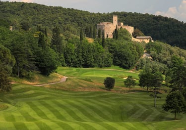 golf course in Italy on a holiday curated by Francesco Luxury Travels Villas 