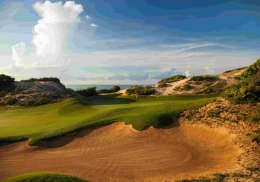 golf course on a holiday curated by Francesco Luxury Travels Villas Weddings