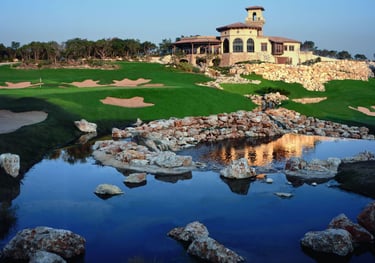 golf course on a holiday curated by Francesco Luxury Travels Villas Weddings