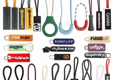 zip puller, zipper puller, customized zip pullers