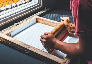 screen printing, silk printing, custom printing on clothes