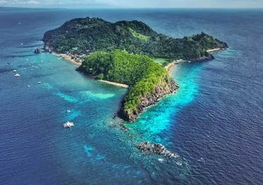 Vista cenital de la Isla de Apo