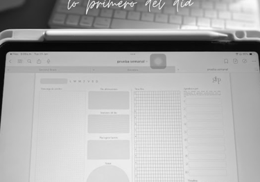 planner digital one page