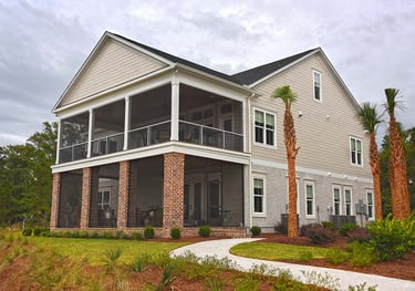 A mesh Guard screen system on the 2nd story porch.