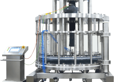 Axi-compression acrylic tube chromatography column