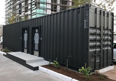 KONTEYNER MOBİL WC ÇÖZÜMLERİ  Etkinlik alanları, şantiye sahaları, festival ve açık hava organizasyo