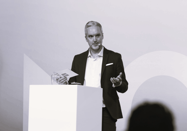 Keynote Speaker Jannes Weide (Copyright Foto: Thomas Fedra)