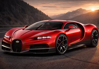 Bugatti Tourbillon qual o carro mais caro do mundo hipercarro de luxo vermelho