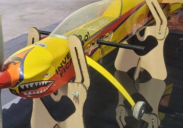cavalete universal para aeromodelos