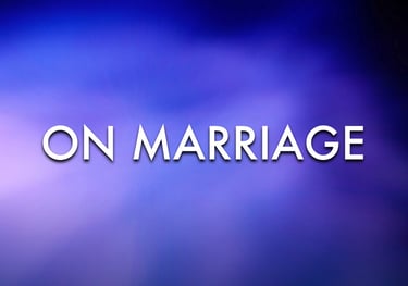 On Marriage